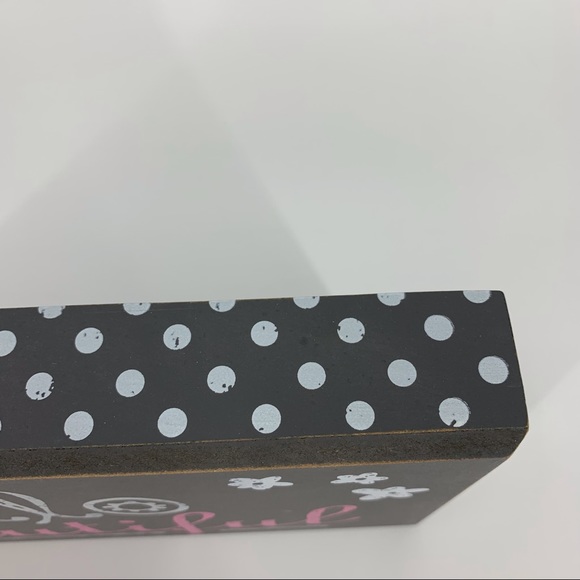 'Hello Beautiful' Distressed Look Box Style Wooden Decor Sign - Picture 6 of 15